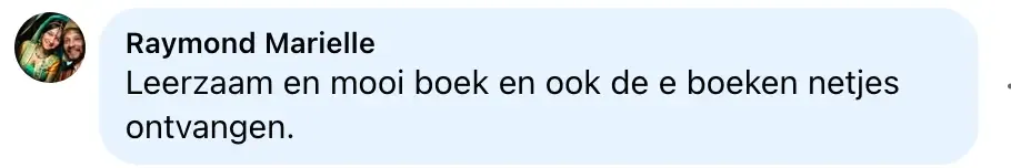 Facebook reactie van een lezer